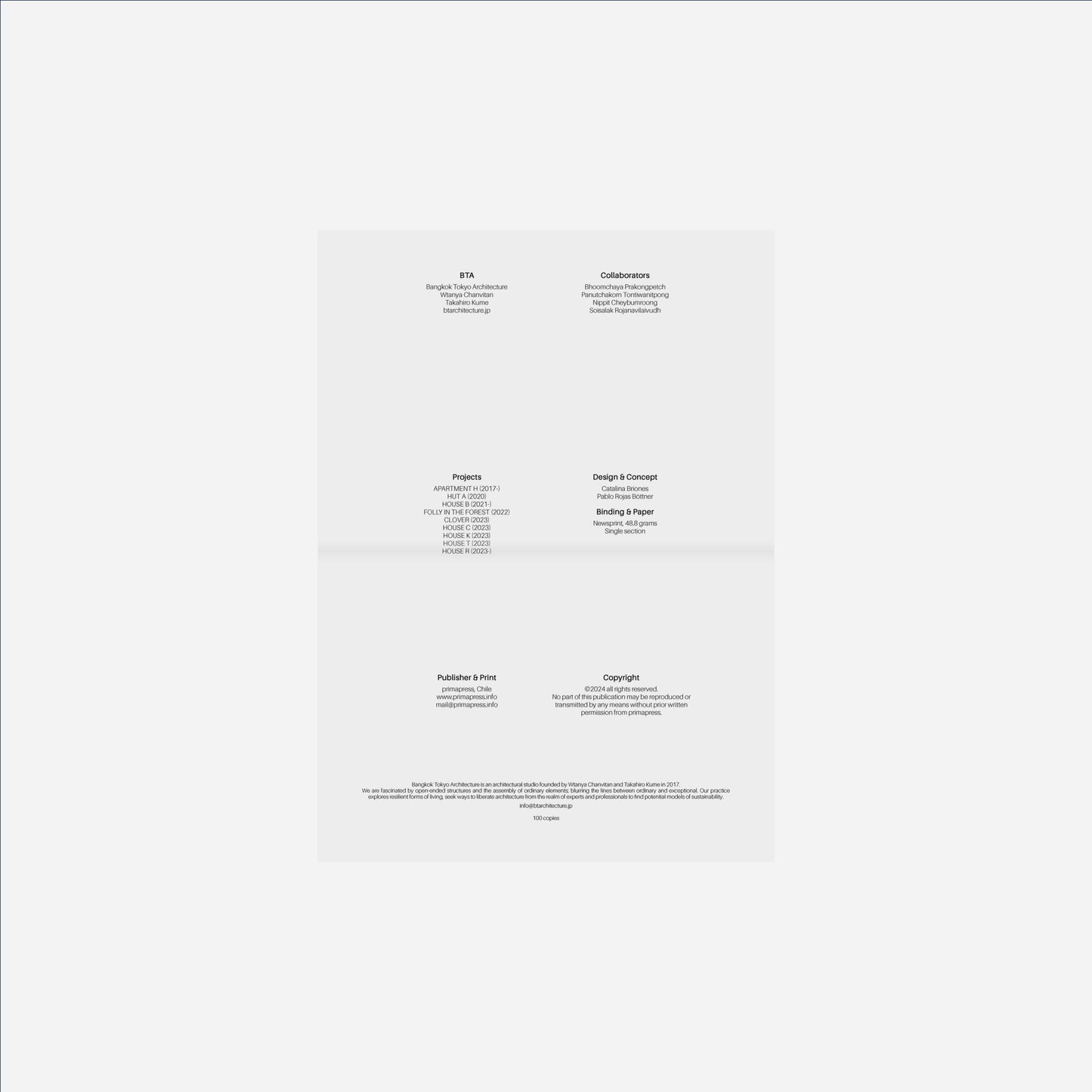 PLANS - BANGKOK TOKYO ARCHITECTURE